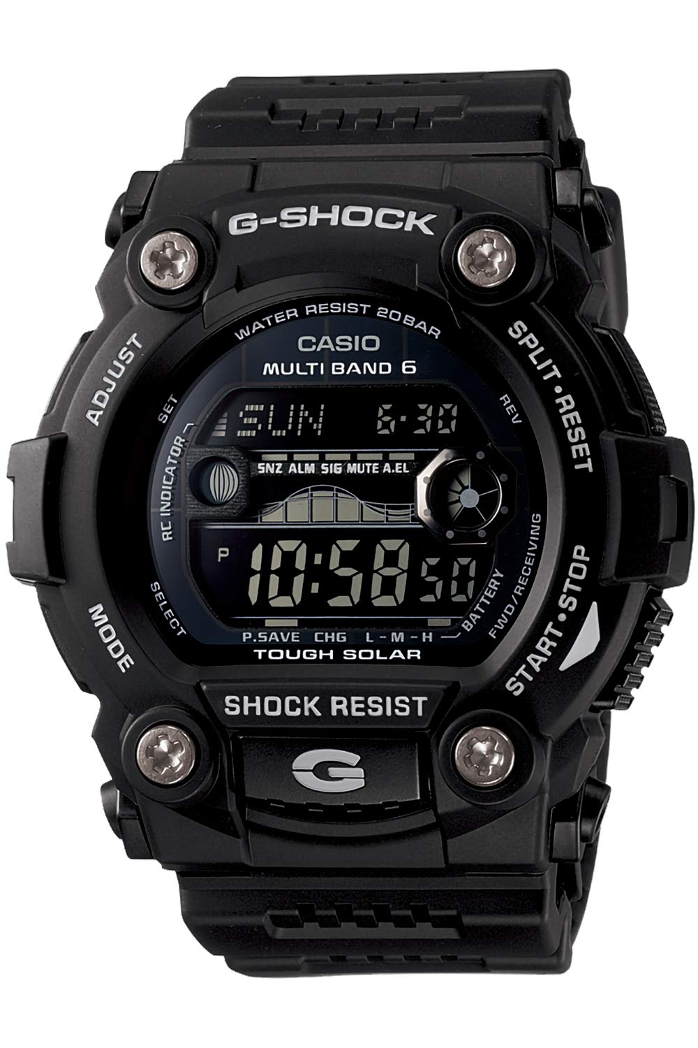 [카시오] 손목시계 지쇼크[국내 정규품] 전파 솔라 GW-7900 B-1 JF 맨즈 블랙