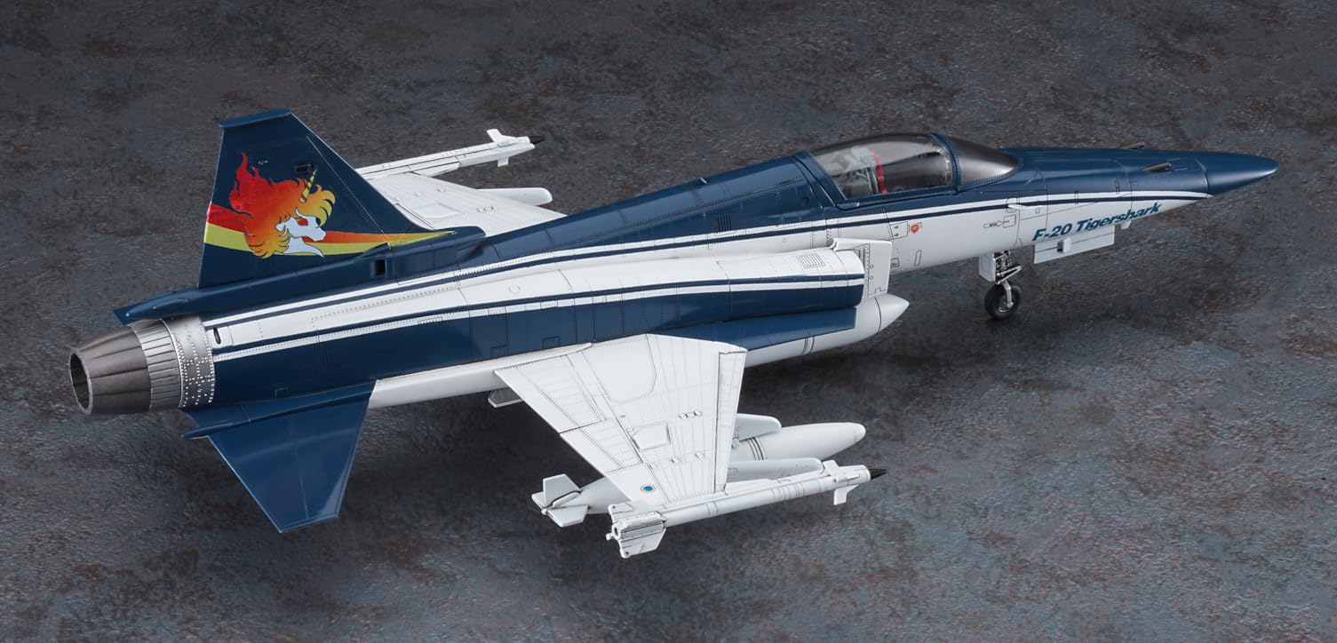 Hasegawa Area 88 F-20 Tiger Shark “Makoto Kazama” 1/48 scale plastic model 64820