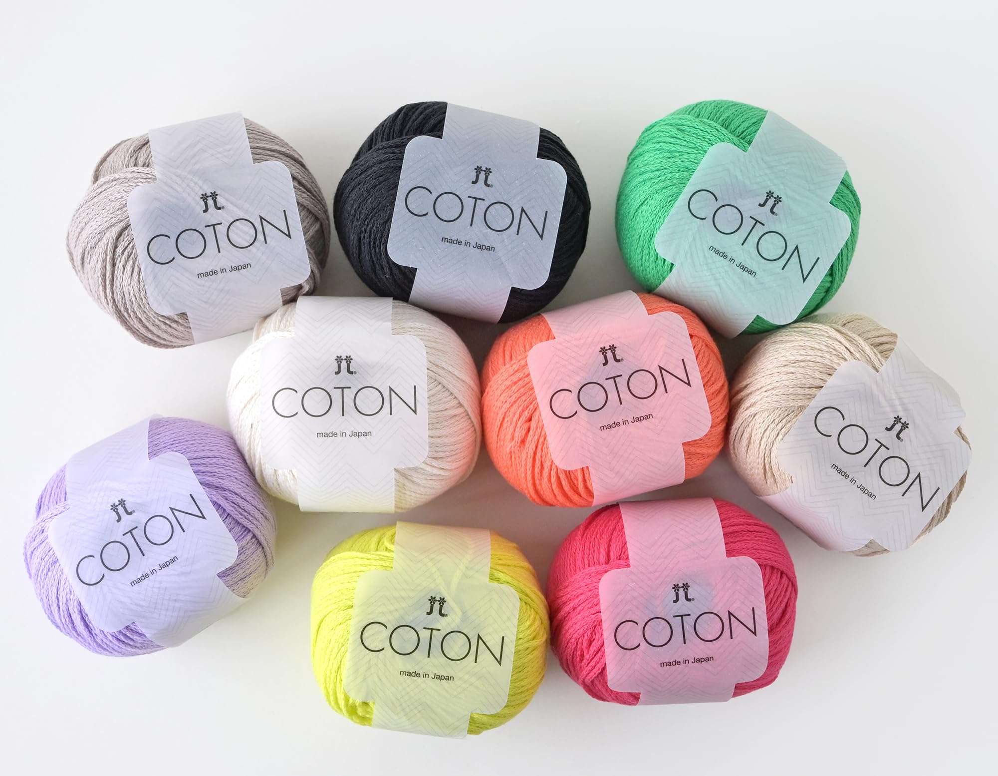 HAMANAKA Hand-knitted yarn Cotton COTON Thick type COL. 8 Greige 50g Tamamaki approx. 100m 3914
