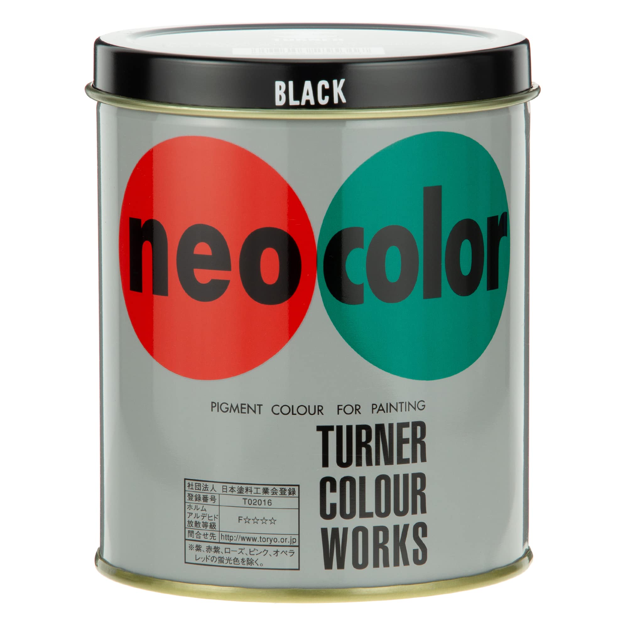 Turner Color Acrylic Paint Neo Color Black NC60031 600ml