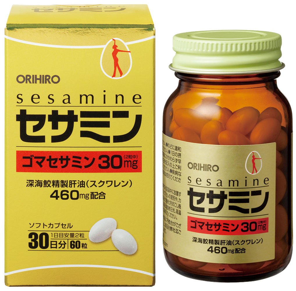 오리히로 세사민 스쿠알렌 캡슐 60