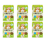 【와코도】 1세부터의 간식+DHA 작은 물고기 스나쿠 6개 [12개월 무렵부터] 부드럽게하기 쉬운 설계