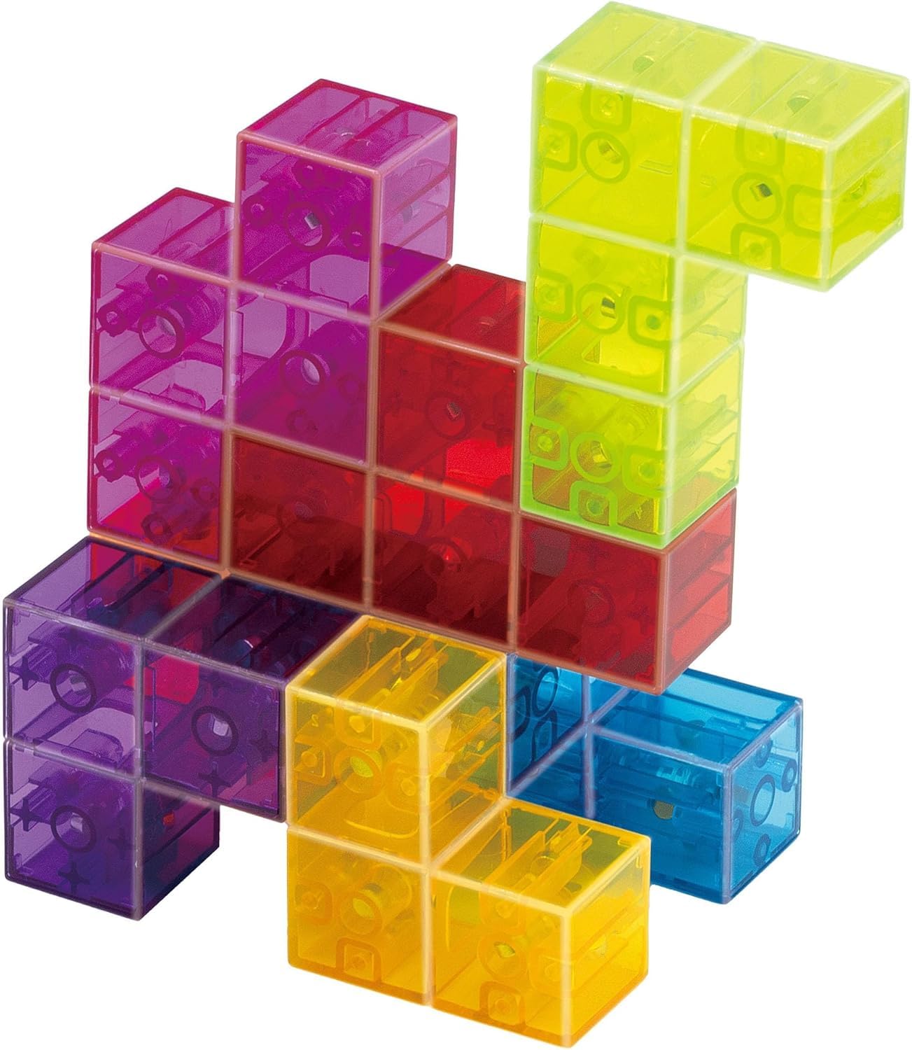 Masudaya Corporation Chacha Cube Clear Version Toy Educational Brain Training Ages 3 and up 539-1744