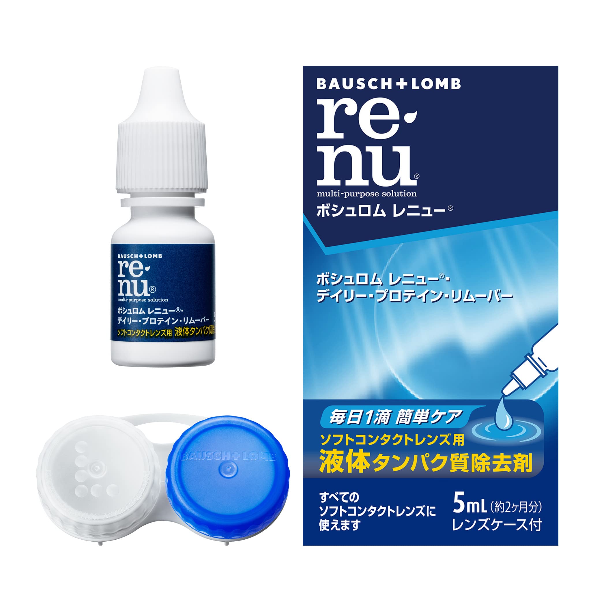 보슐롬 레뉴 데일리 단백질 리무버 5mL 단백질 제거 소프트 접점