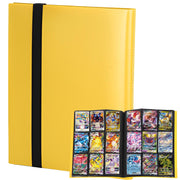 fogman Card File Card Binder Trading Card File Card Storage Cute Stylish (Yellow)