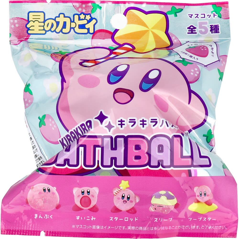 SK Japan Kirby Glitter Bath Ball Hương Dâu 75g 1 khẩu phần