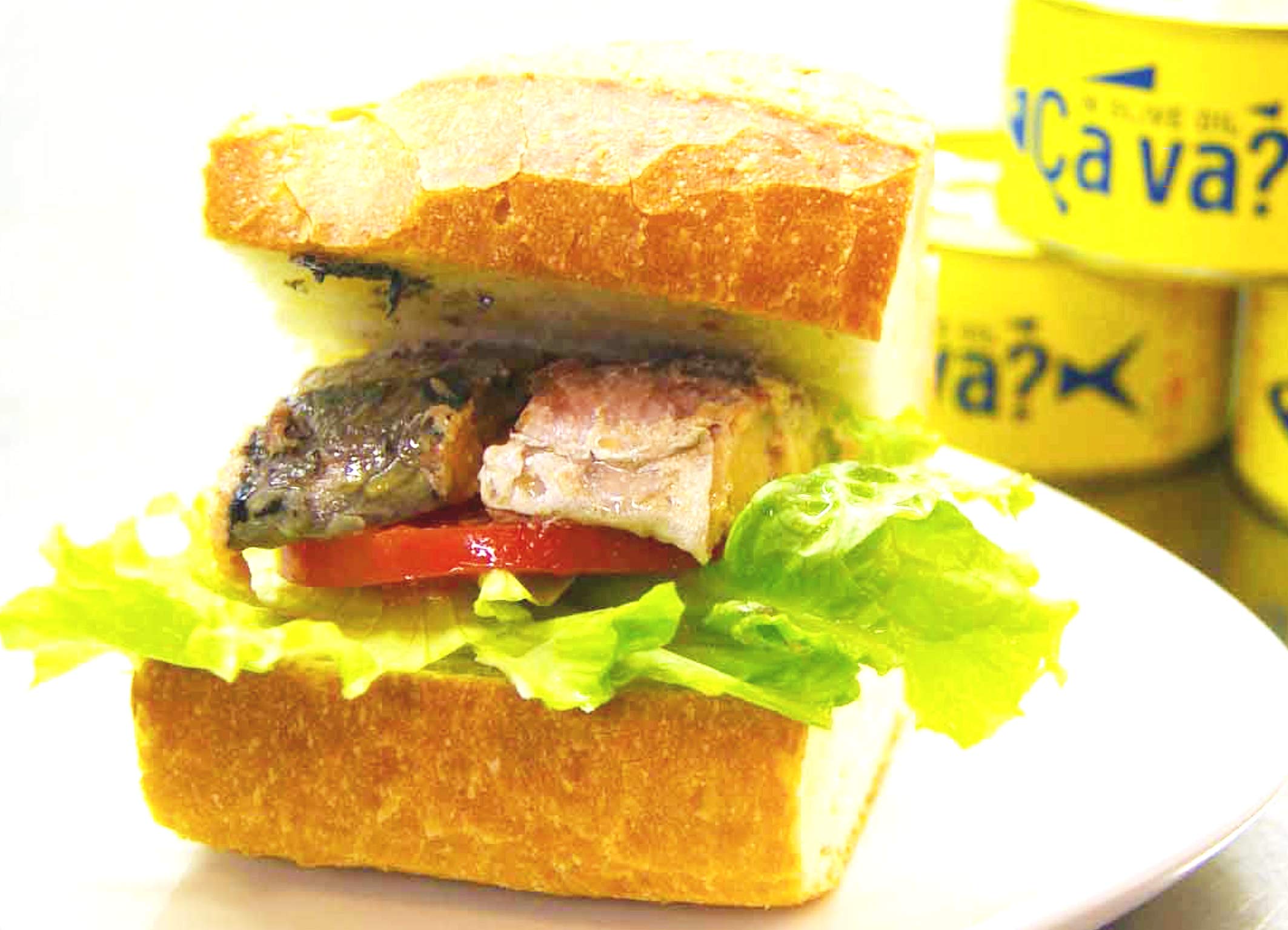 Canned mackerel from Iwate Prefecture Domestic mackerel pickled in olive oil 170g x 4 cans
