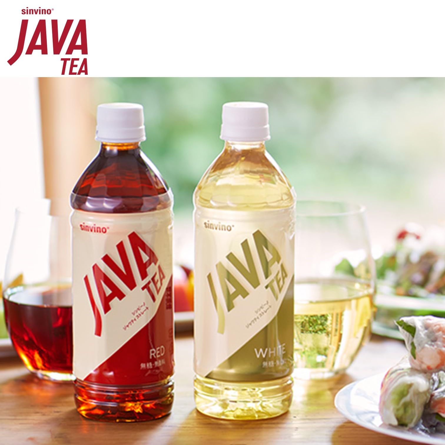 Trà JAVA TEA Otsuka Foods Simbino Trà trắng thẳng không đường 500ml x 24 chai