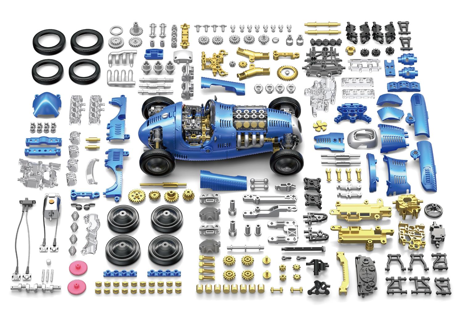 ELEKIT Retro Formula Let's make a realistic car mechanism! Let's create a realistic car mechanism