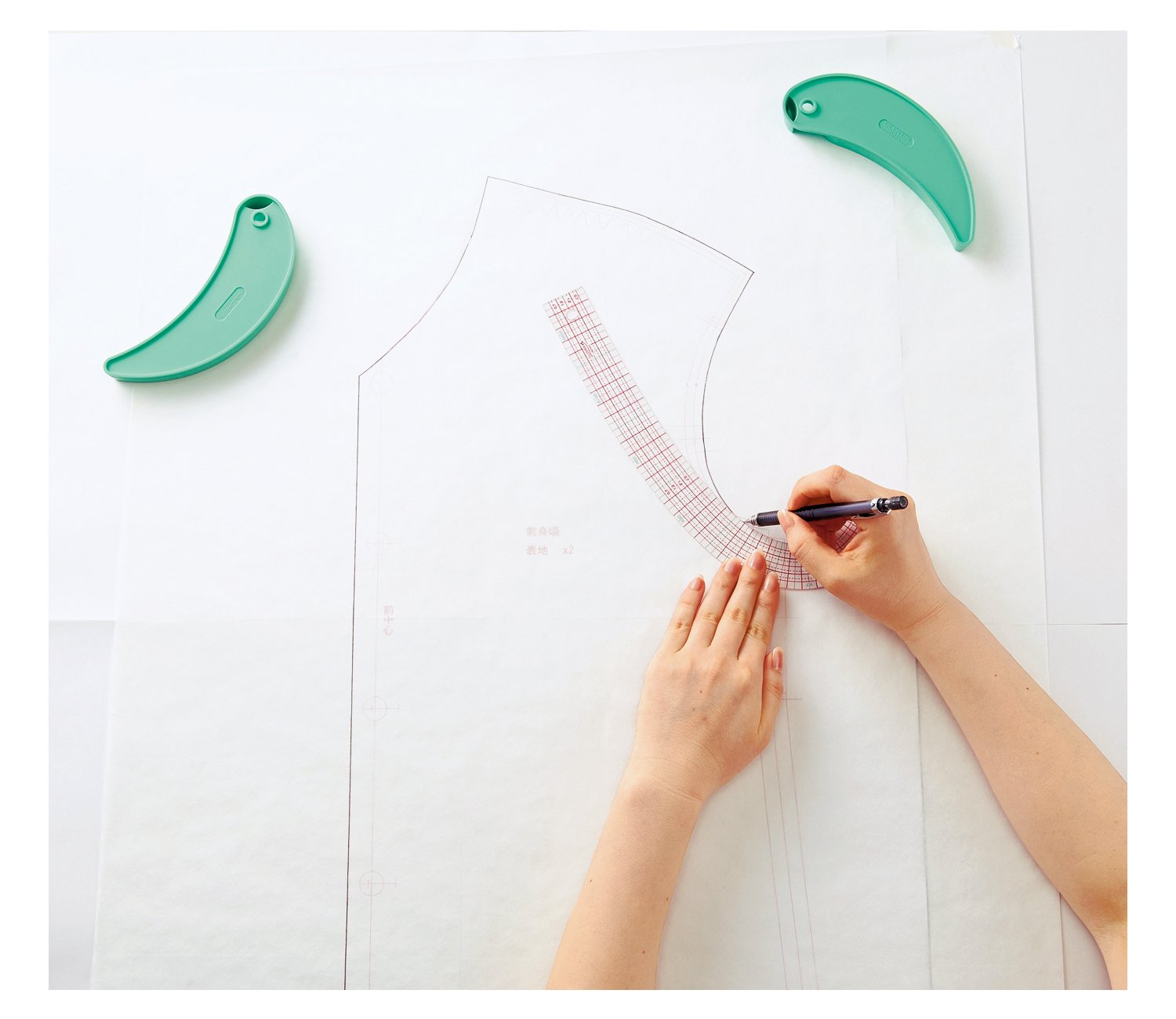 Clover Clover May Nguồn Cung Cấp Clover Curve Ruler với Thước Mini 25-051