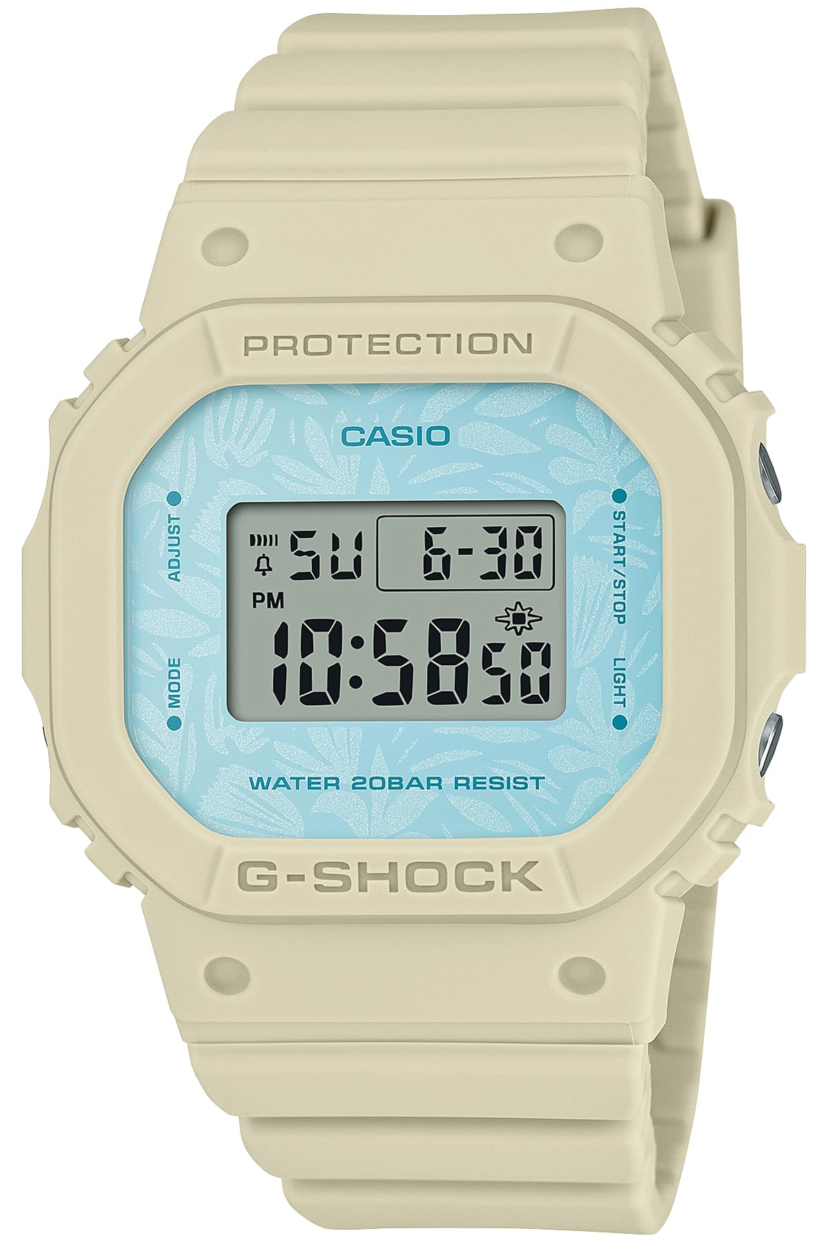 [Casio] G-Shock Watch [Domestic Genuine Product] Mid-size Model Uses Biomass Plastic GMD-S5600NC-9JF Women's Beige