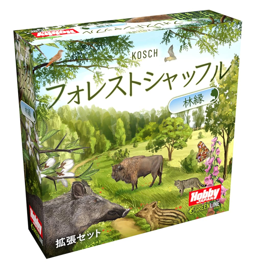 HobbyJAPAN Forest Shuffle: Hayashien Japanese Version (2-5 players, 60 minutes, for ages 10 and up) Board Game Expansion Set