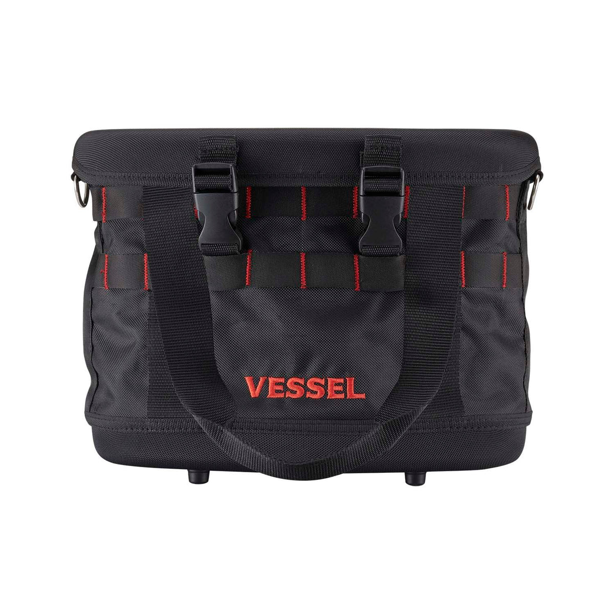 VESSEL ถังใส่เครื่องมือ Tough Fit ขนาด M พร้อมฝาปิด ถังงานไฟฟ้า มีหูหิ้วและตะขอ TBK-300F