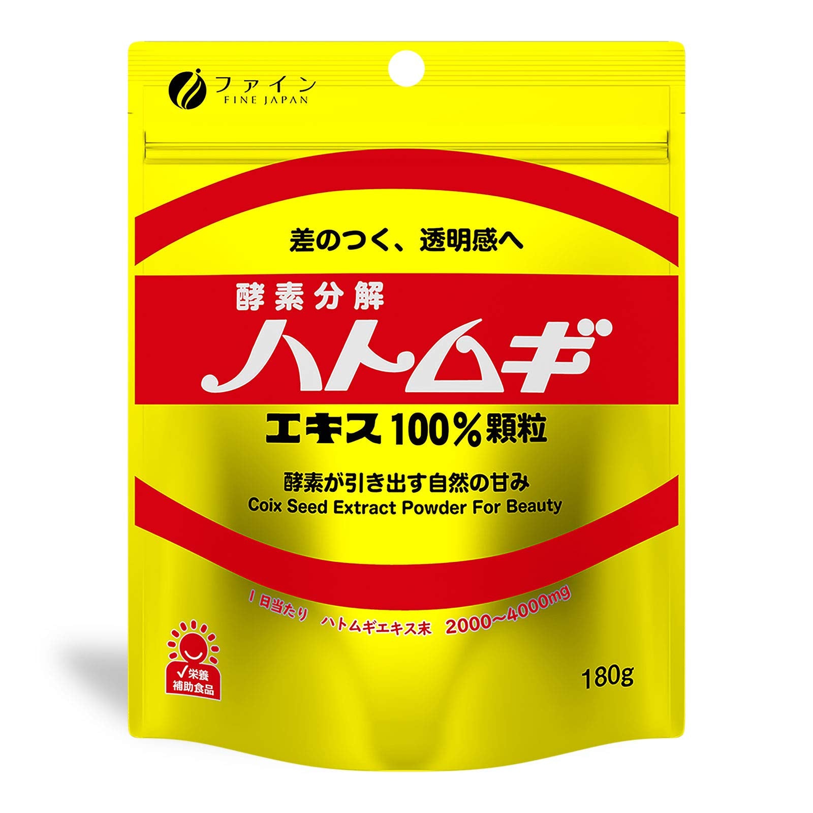Fine Golden Coix Extract 100% Granules 180g Coix Coix Extract Powder