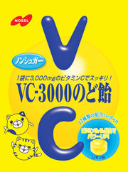 노벨 VC-3000 목 사탕 레몬 90g×6봉투