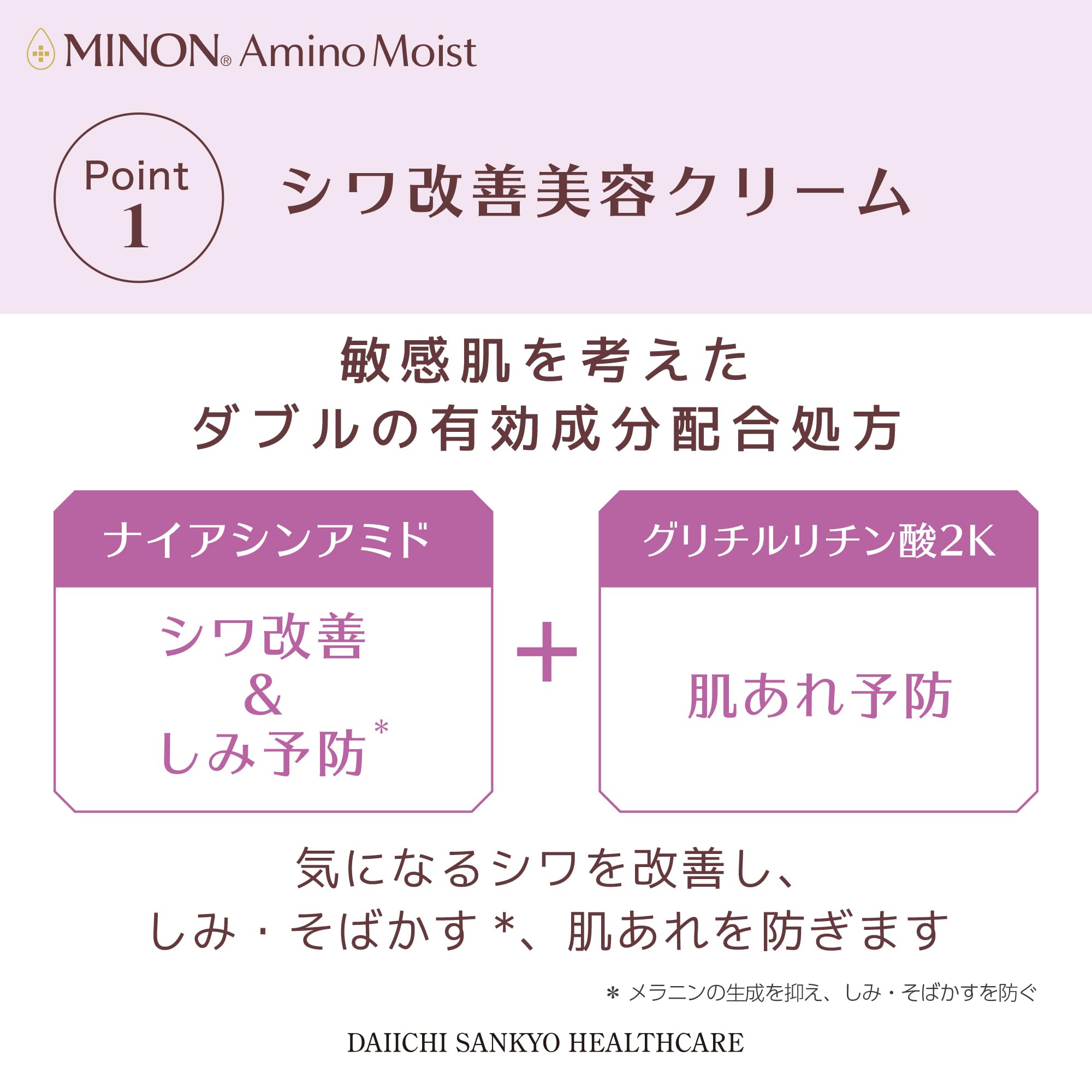 Minon Amino Moist Aging Care Day Cream UV 30g [Sensitive Skin] Quasi-drug Base Makeup Sunscreen