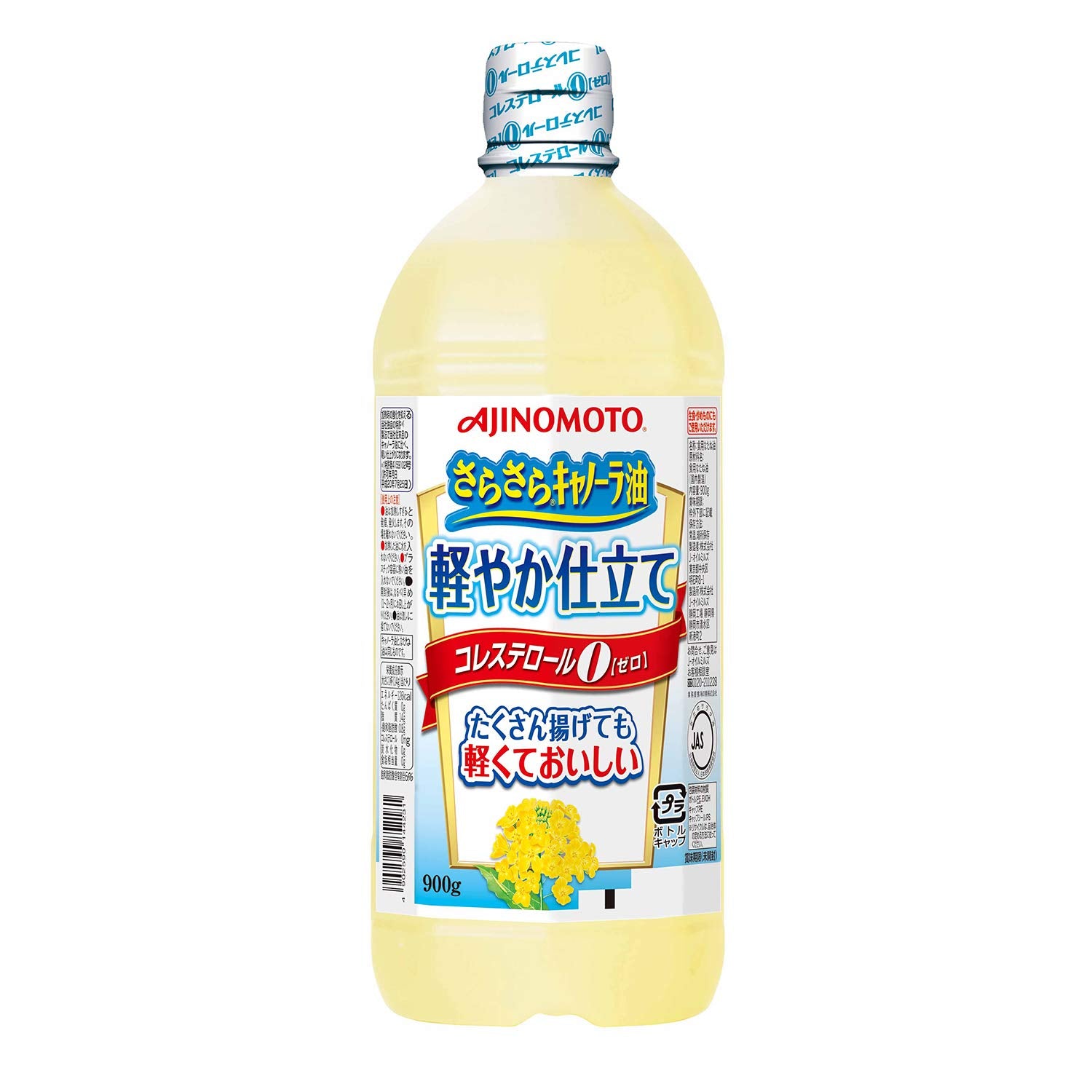 J-Oil Mills Ajinomoto Smooth Canola Oil Light Tailoring 900g Cholesterol 0