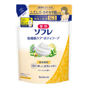Xà phòng tắm Souffle thuốc [Quasi-drug] Chăm sóc da khô Refill 400ml Hương hoa