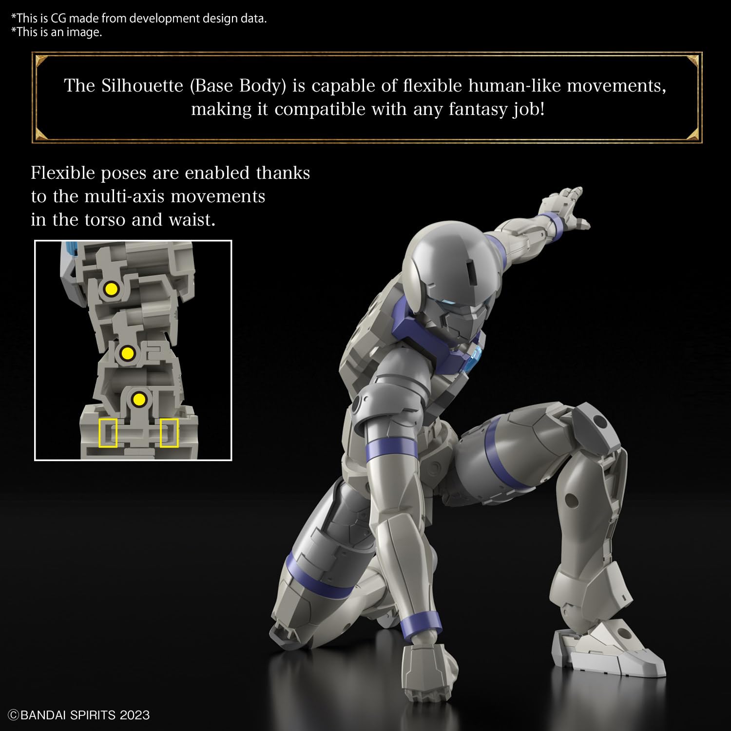 30MF Liber Knight color-coded plastic model