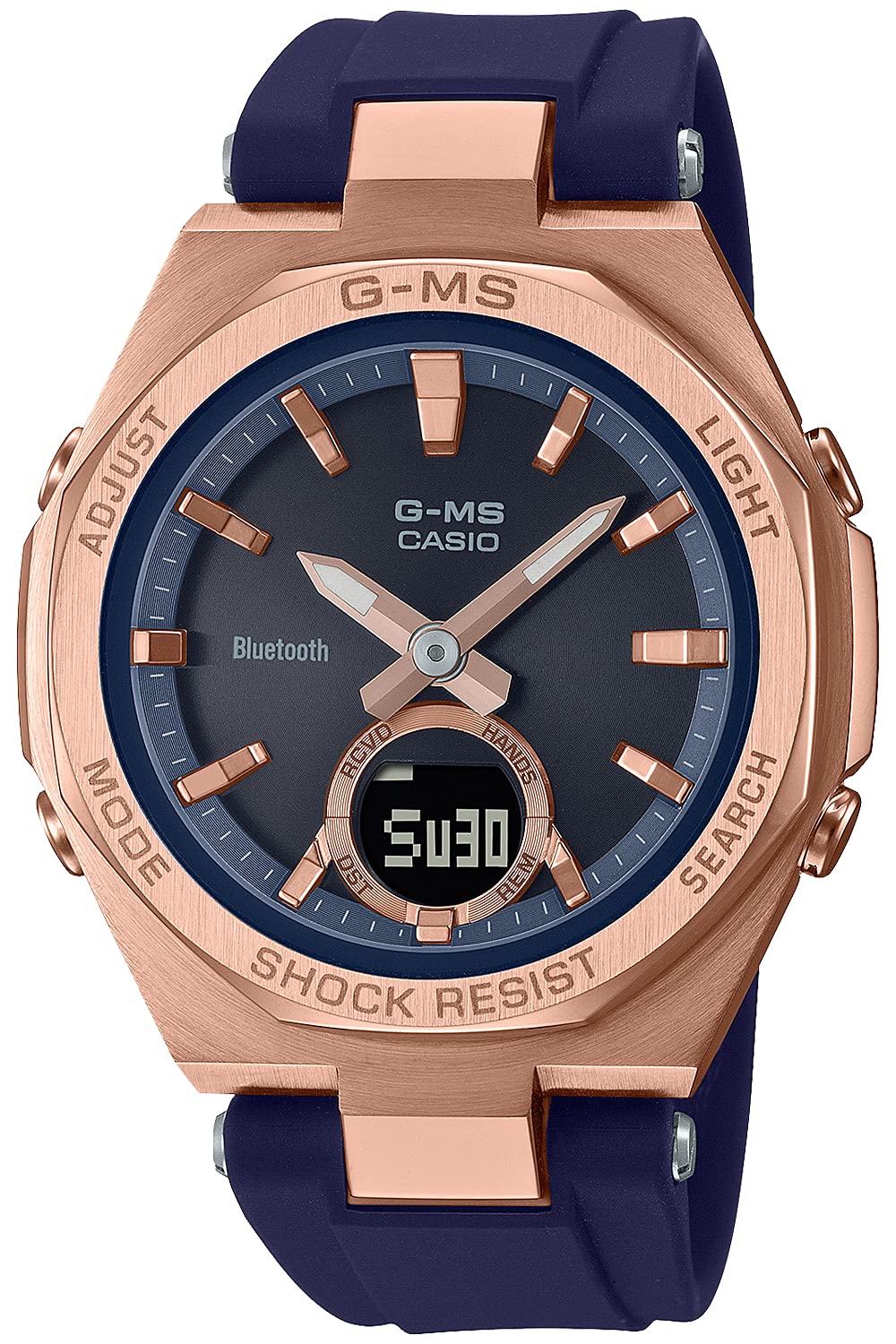 [Casio] Babygie G-MS Bluetooth Solar MSG-B100G-2AJF Women's Blue