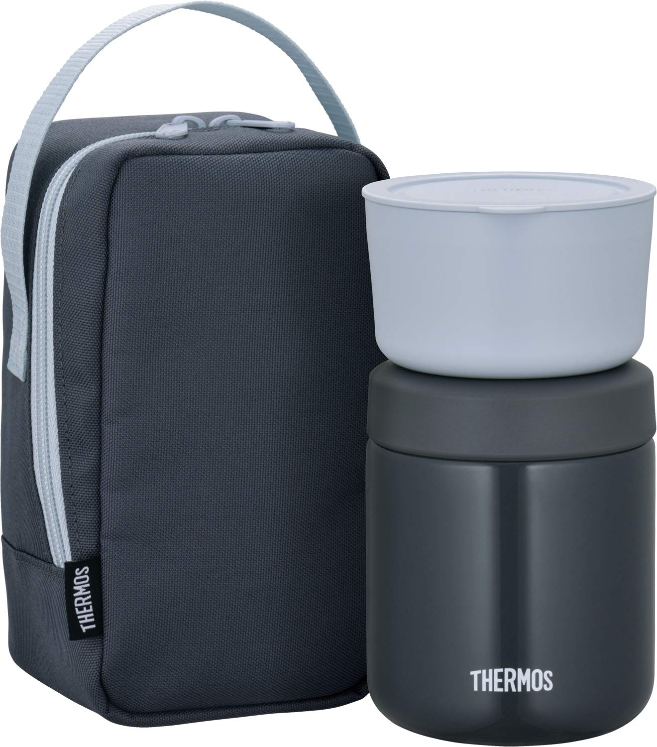 Thermos Vacuum Insulated Soup Lunch Set 300ml Dark Gray JBY-550 DGY