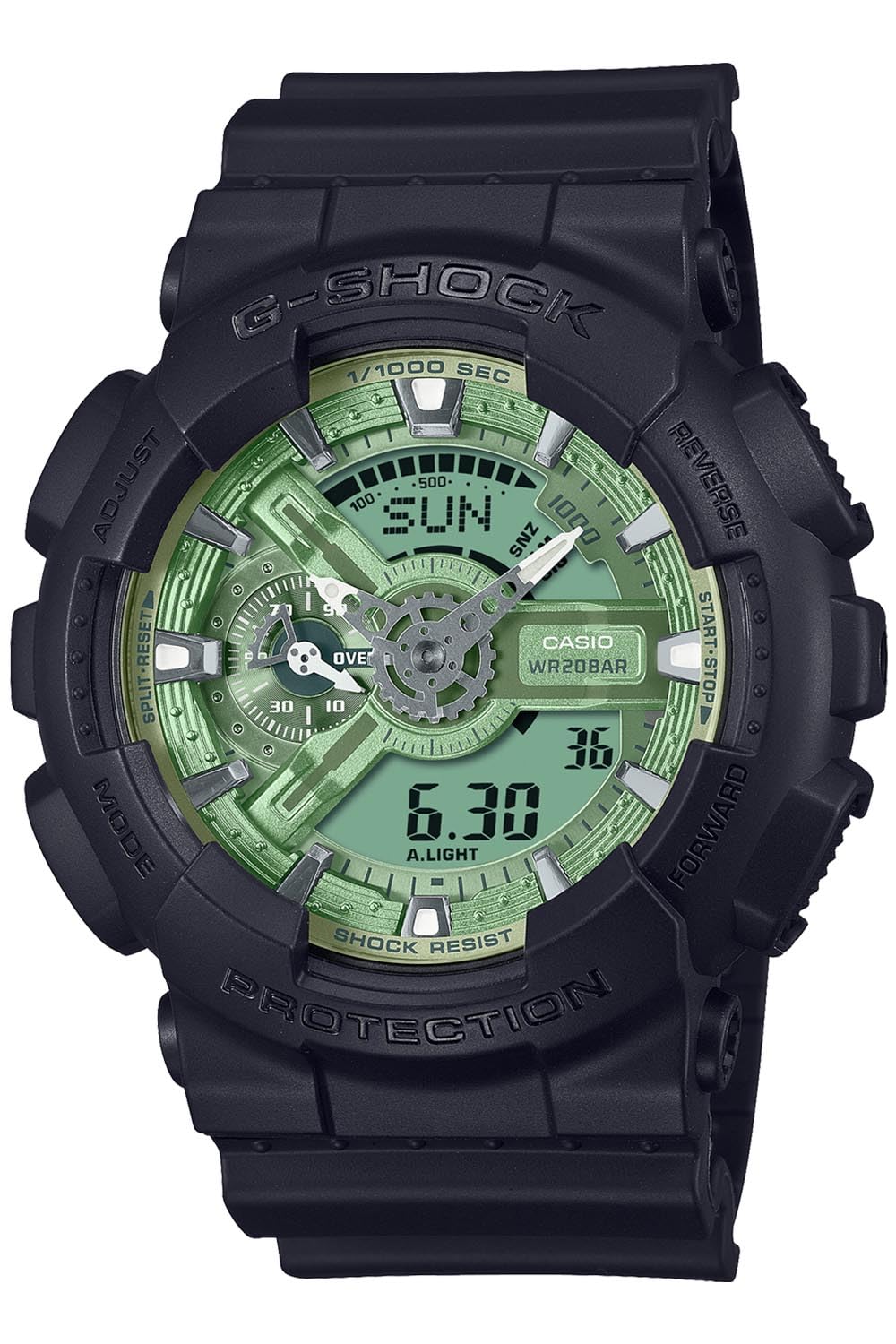 [Casio] G-Shock Watch [Domestic Genuine Product] Metallic Color Dial Series GA-110CD-1A3JF Men's Black
