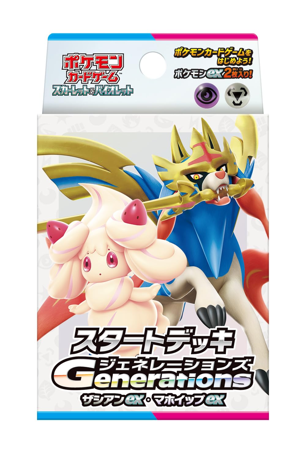 Trò chơi thẻ bài Pokemon Scarlet & Violet Start Deck Generations Zacian EX/Mawhip EX