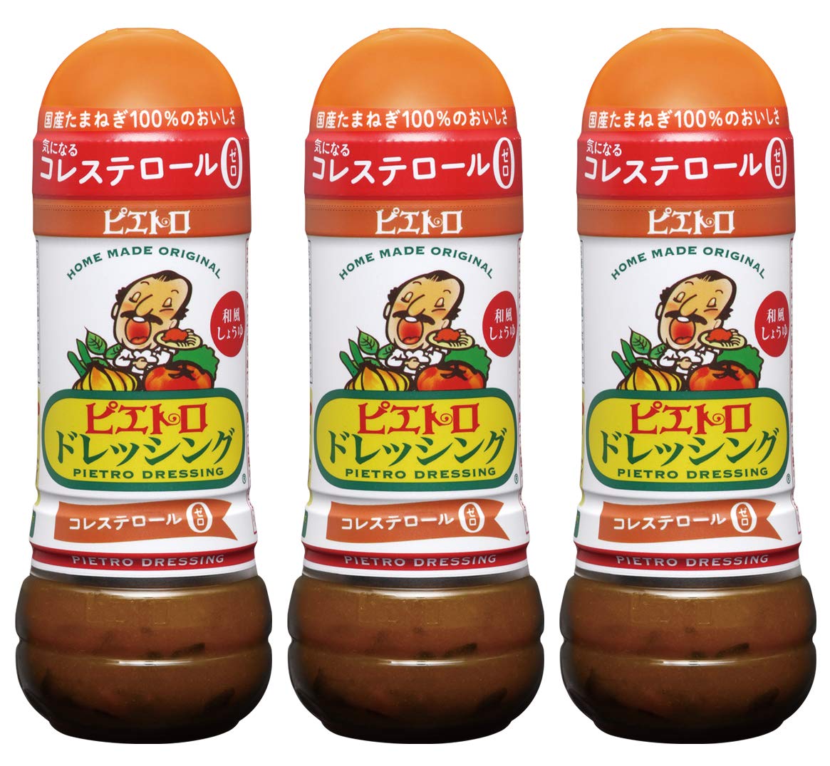 Pietro Dressing Japanese Style Soy Sauce 280ml (Set of 3) Zero Cholesterol