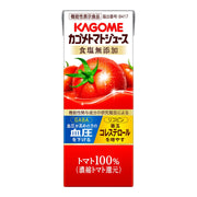 Kagome Tomato Juice, No Salt Additive, 200ml Paper Pack x 24 (Food with Functional Claims, Lycopene, GABA, Blood Pressure, Good Cholesterol)