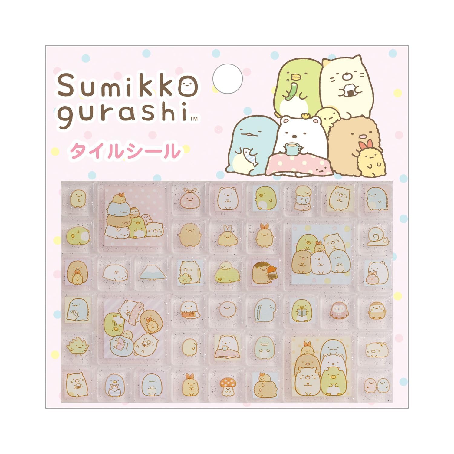 San-X San-X Universe Tile Sticker Sumikkogurashi SE72707