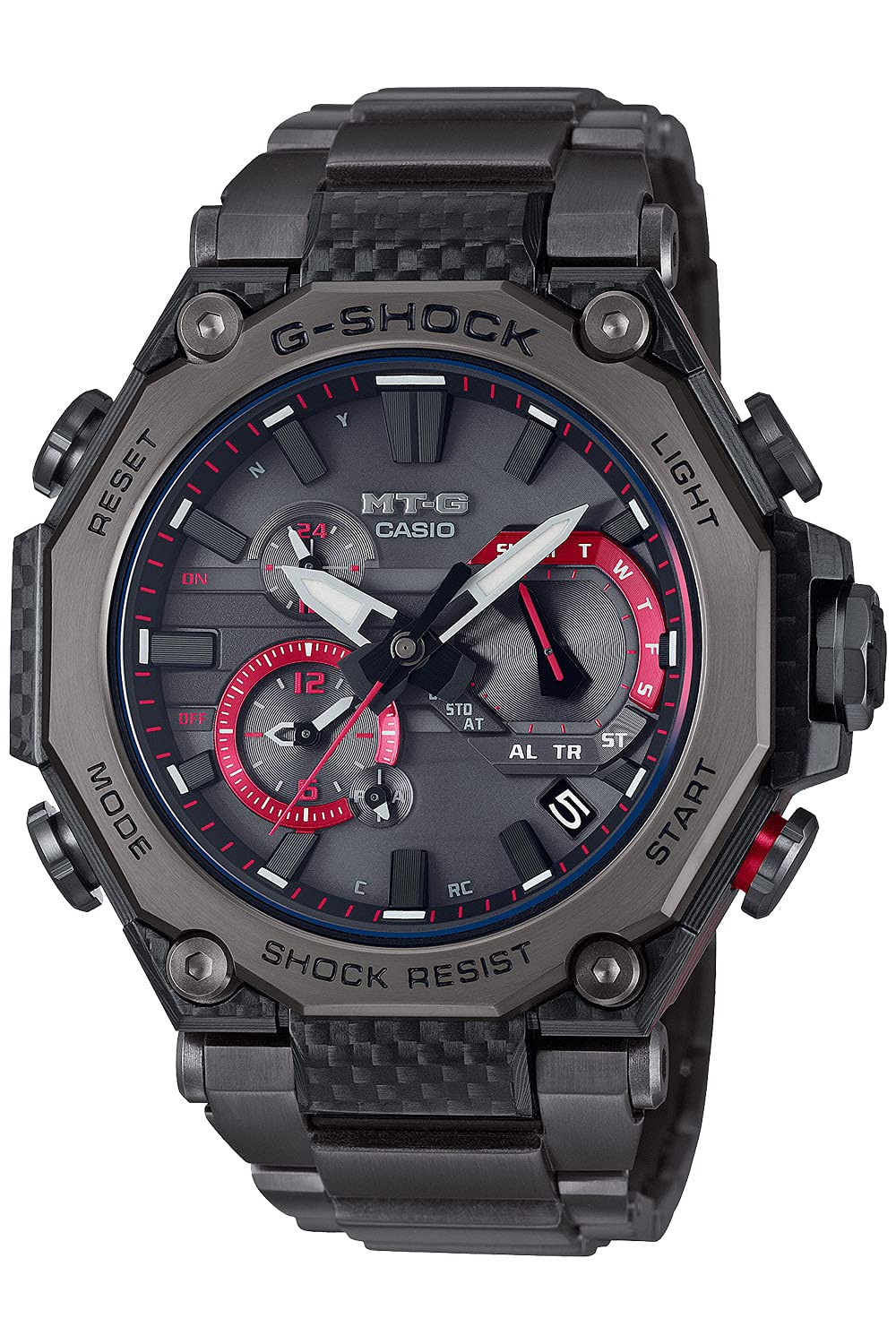 [Casio] G-Shock Watch [Domestic Genuine] Equipped with Bluetooth, Radio Solar, Dual Core Guard Structure MTG-B2000YBD-1AJF Men's Black