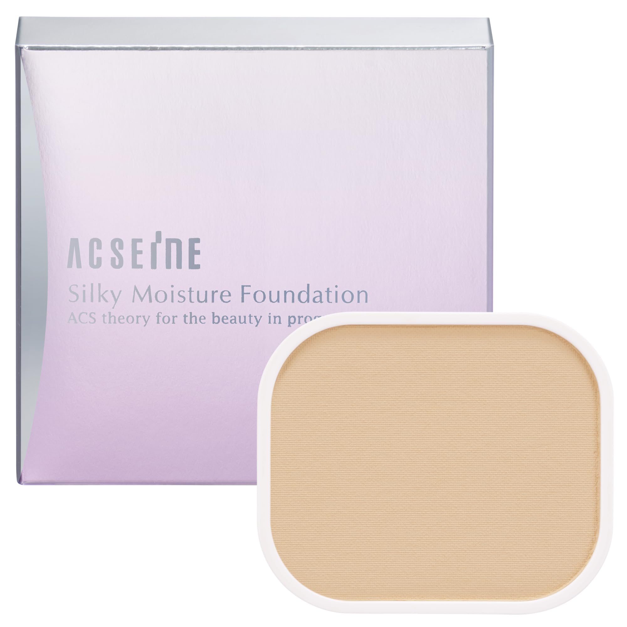 ACSEINE Silky Moisture Foundation N [Refill] (Powder Foundation) N10 (Bright Natural)