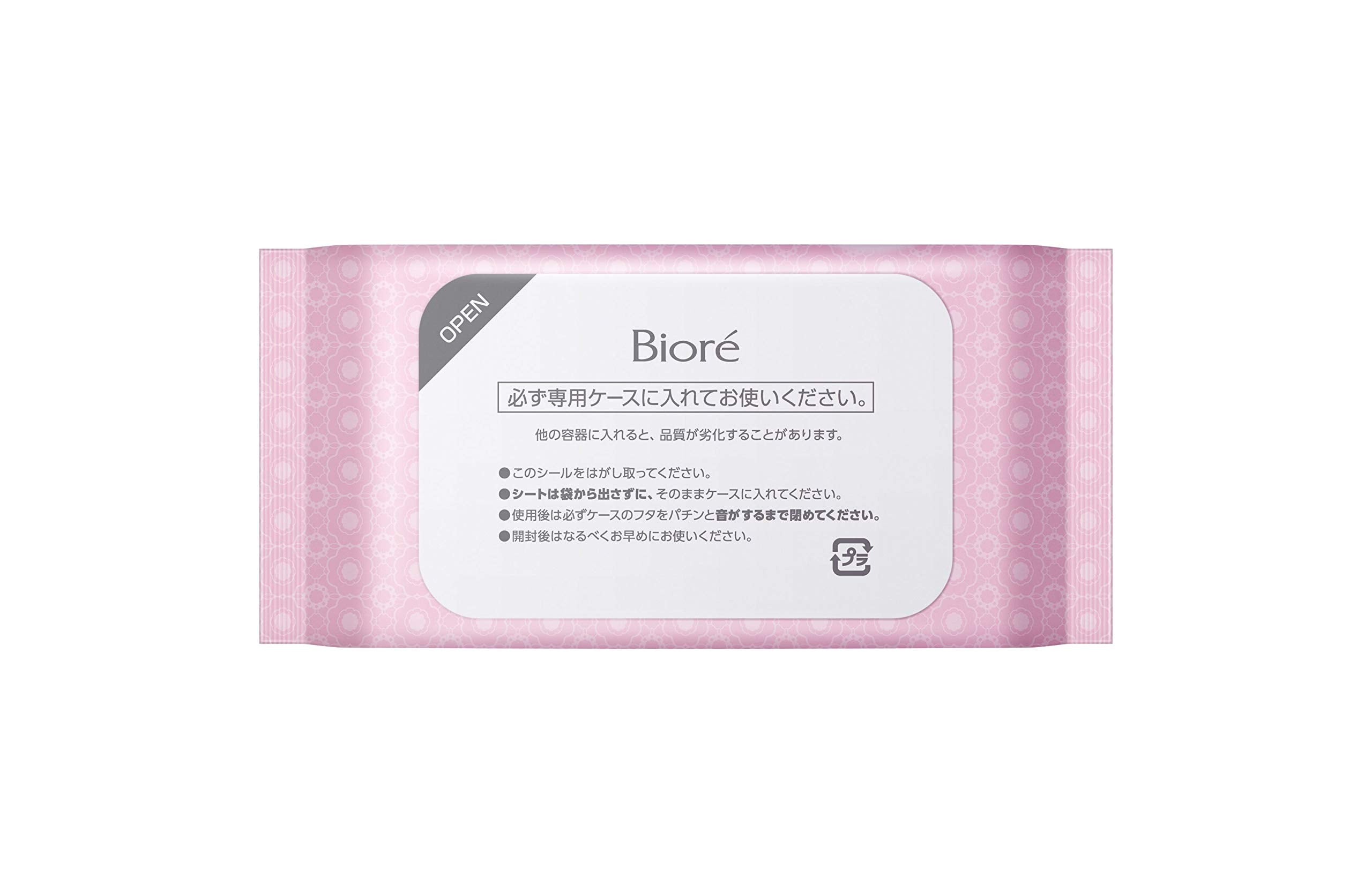 Biore Wipe Cotton Moist Rich Moist Refill 44 miếng Hồng (x 1)