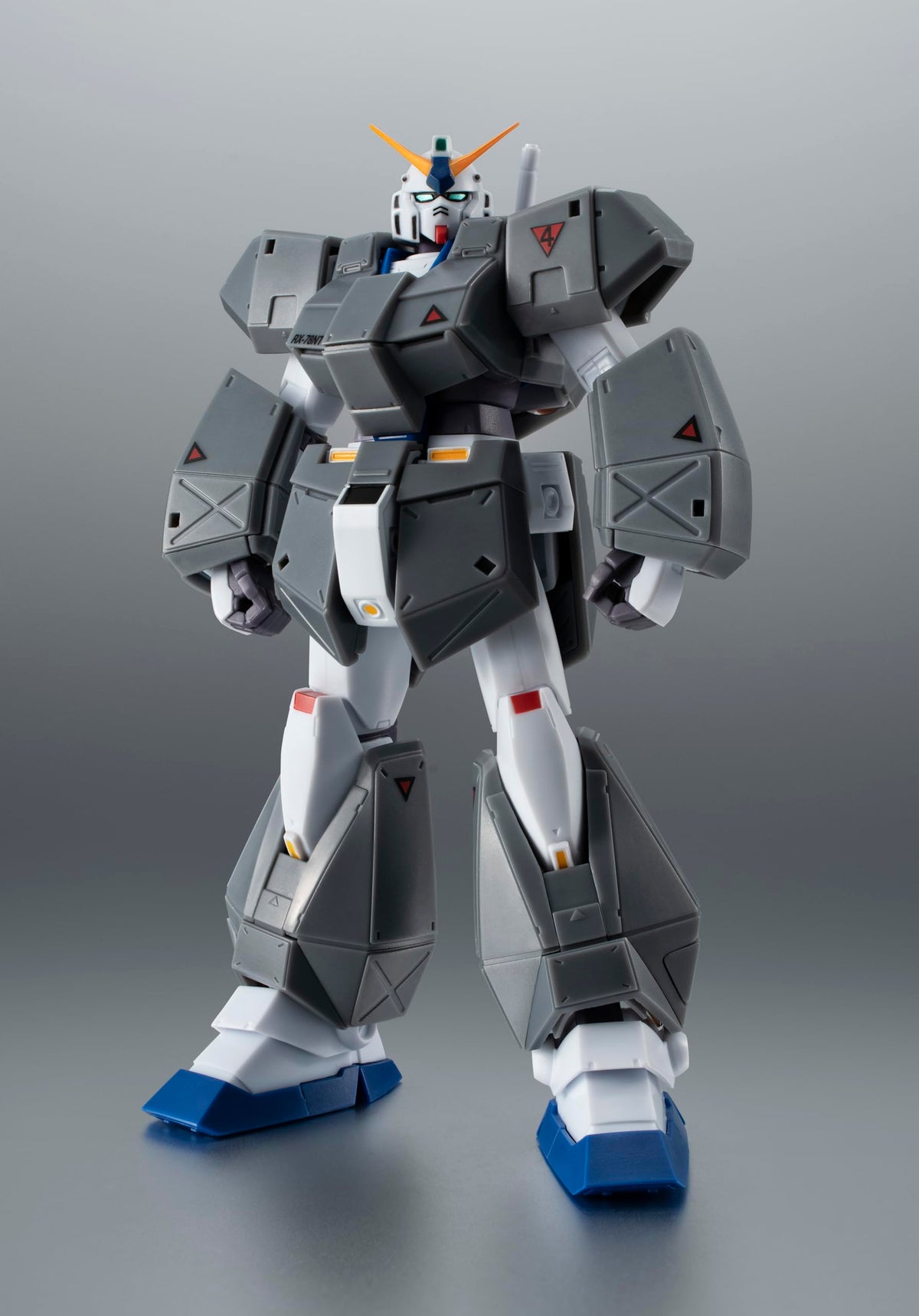 TAMASHII NATIONS ROBOT Spirits Mobile Suit Gundam 0080 War in the Pocket <SIDE MS> RX-78NT-1 Gundam NT-1 & Chobham Armor ver. A.N.I.M.E. ประมาณ ฟิกเกอร์ที่สามารถเคลื่อนย้ายได้ทาสี ABS และ PVC ขนาด 125 มม