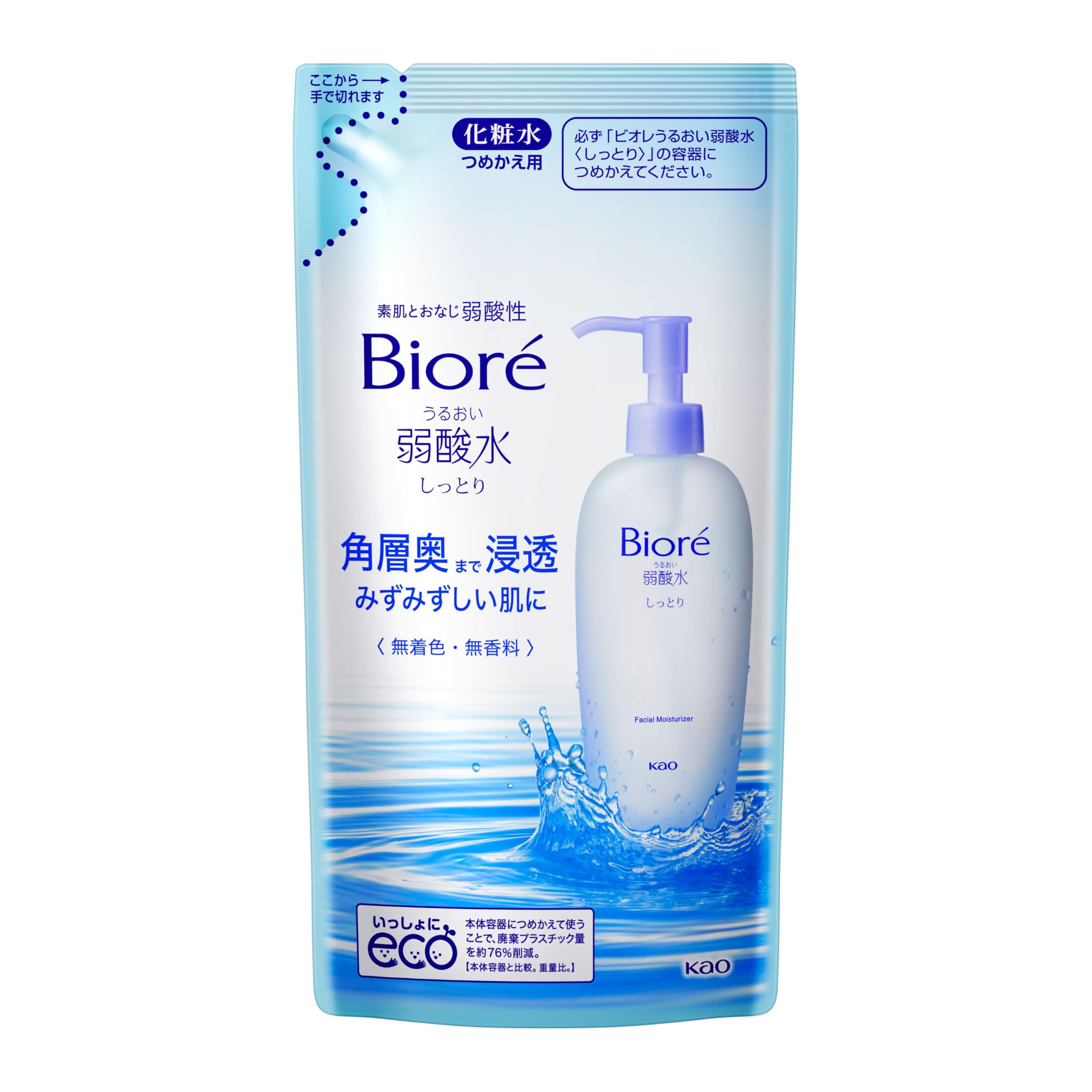 Bioré Moist Weak Acid Water Moist Refill 180ml 180ml (x 1)