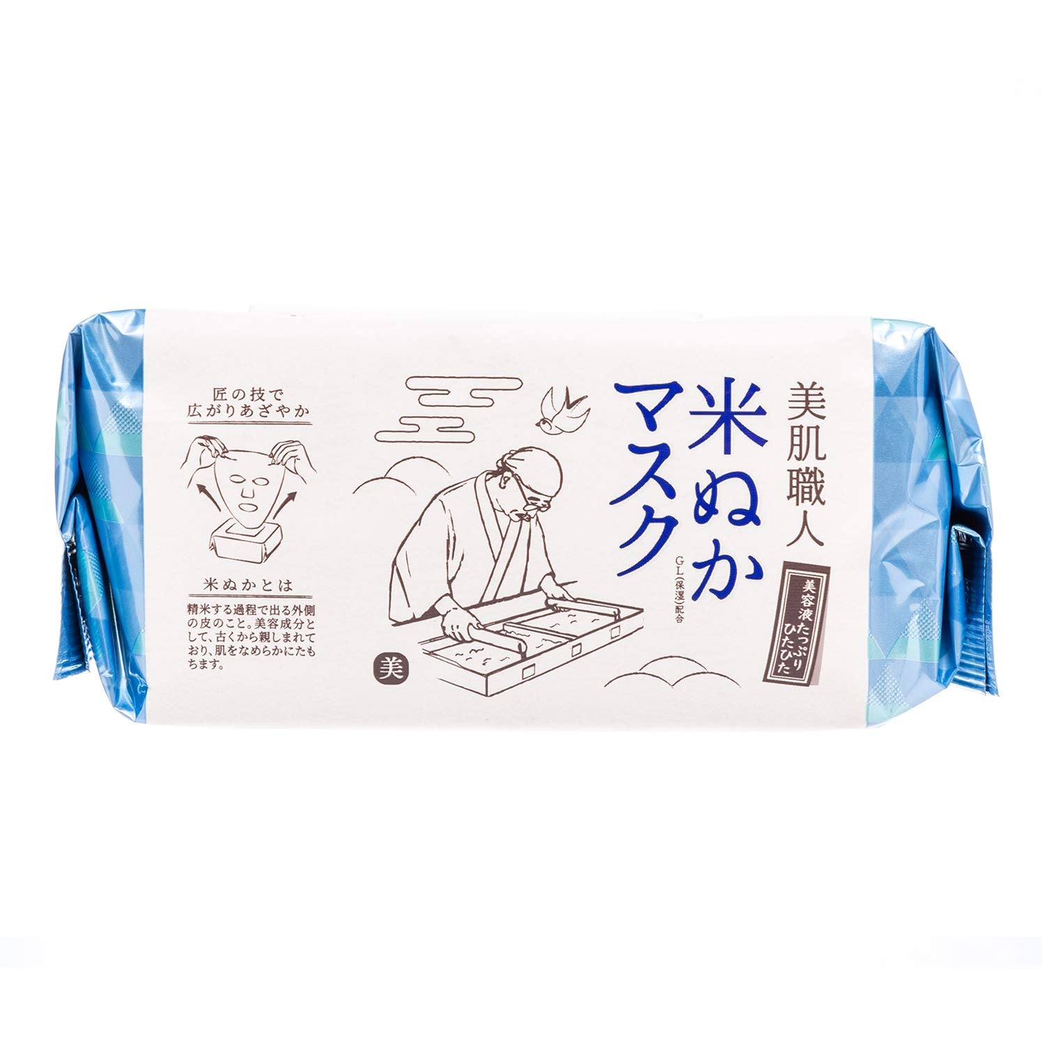 Clear Turn Beautiful Skin Shokunin Rice Bran Face Pack Pore Care Smooth Large Capacity 30 Pieces