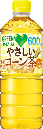 GREEN DA・KA・RA (Green Dakara) Suntory Easy Corn Tea Tea Decaffeinated 600ml x 24 bottles Now on sale in bulk