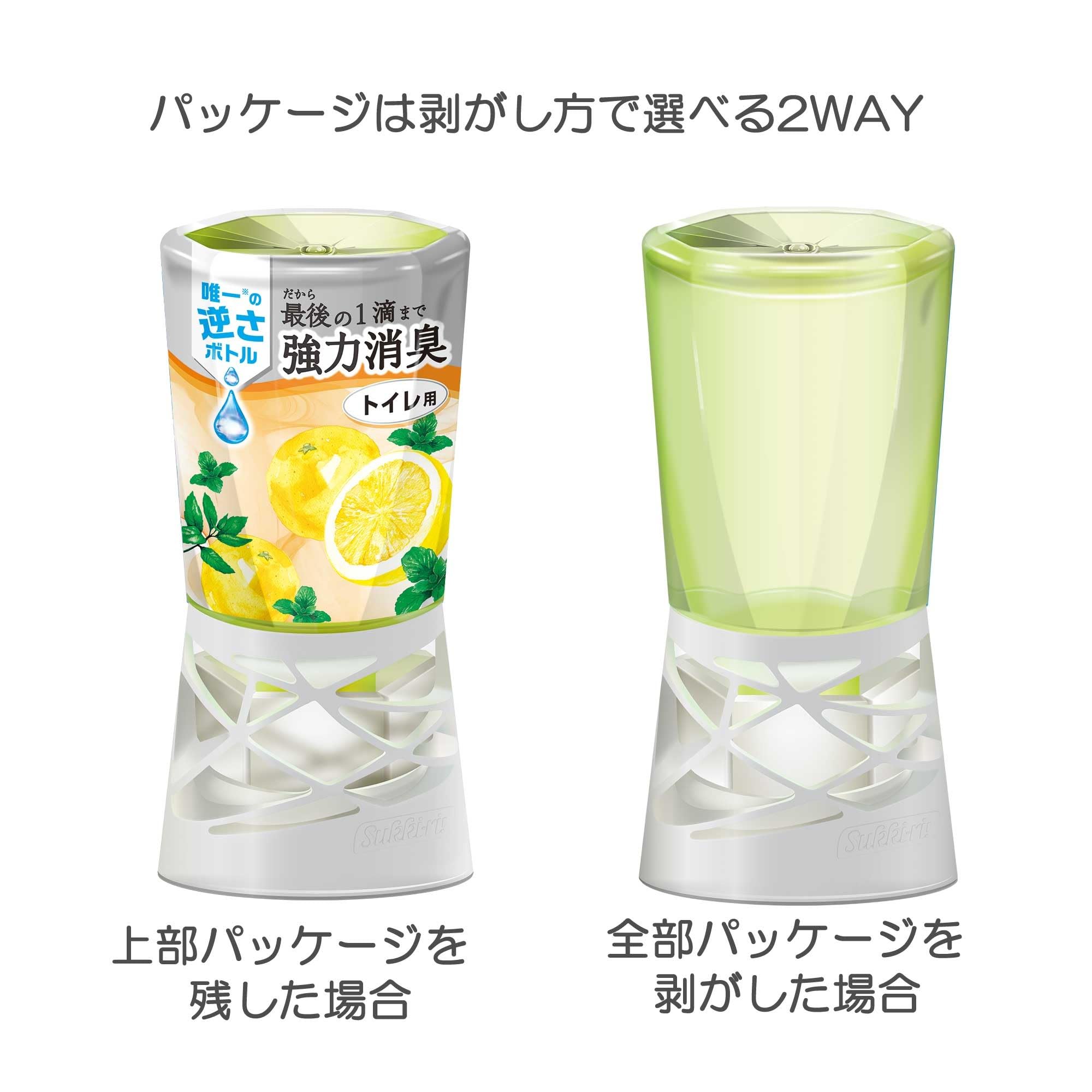 Sukki-ri! Deodorant air freshener mint grapefruit scent [for toilet 400ml]
