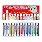 Sakura Crepas Paint Poster Color EX 12 colors 13 pieces (2 white) PEW13
