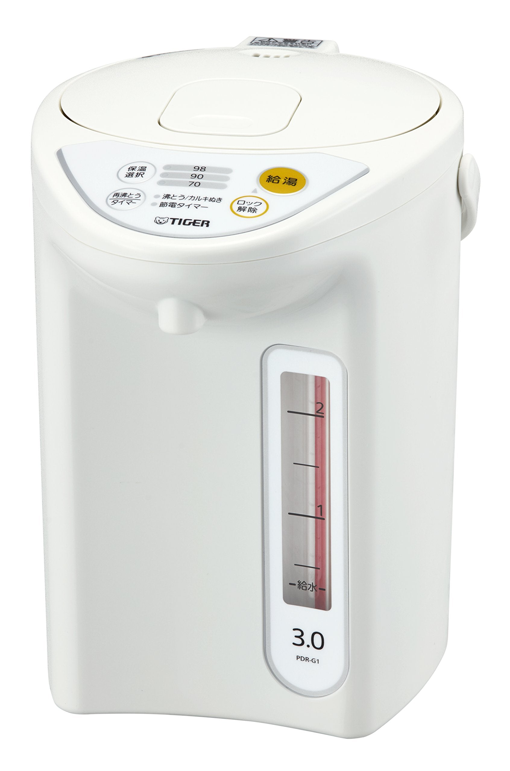 Tiger Thermos Microcomputer Electric Pot 3L White PDR-G301-W Tiger