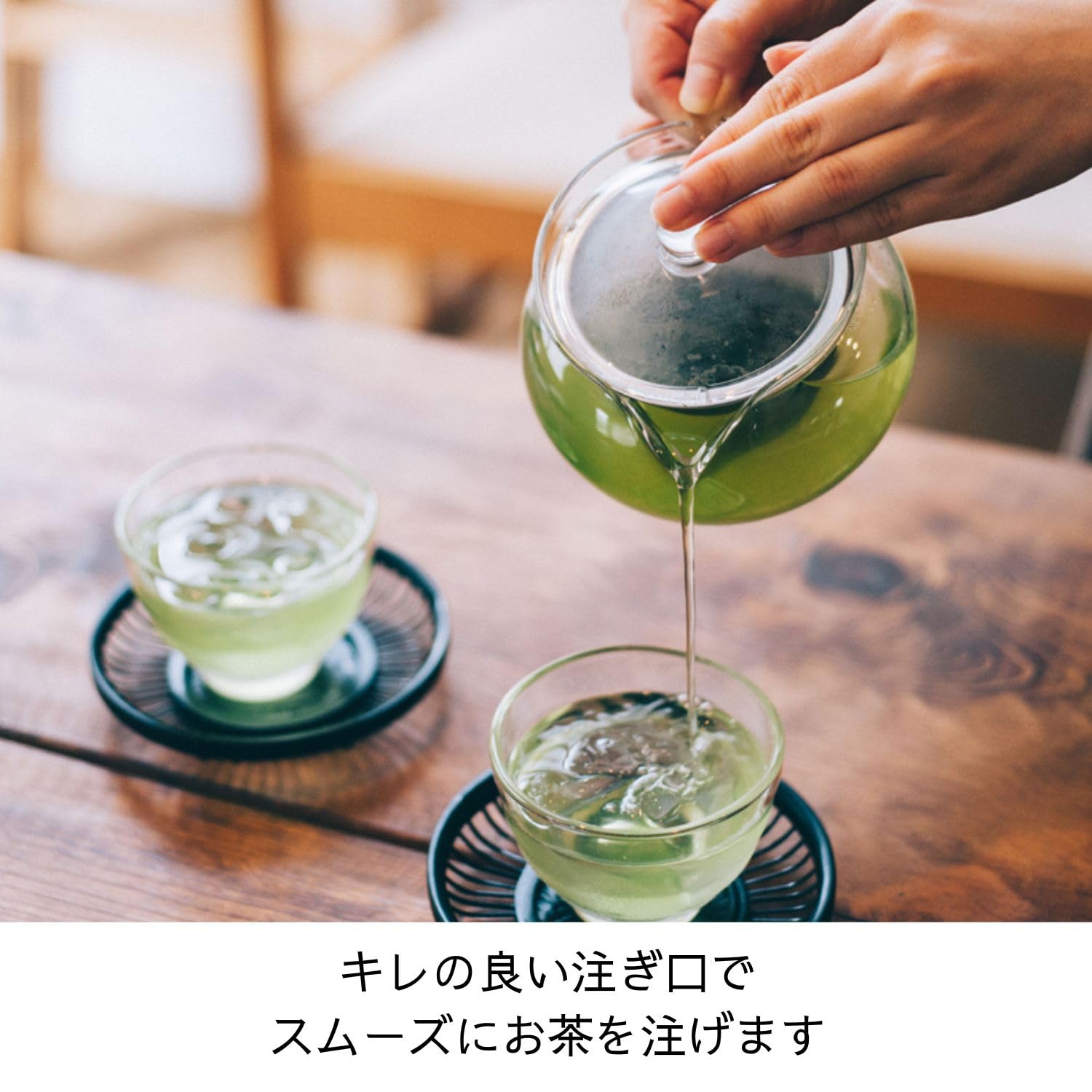 HARIO Tea Tea Teapot Round Practical Capacity 450ml Heat Resistant Glass CHJMN-45T