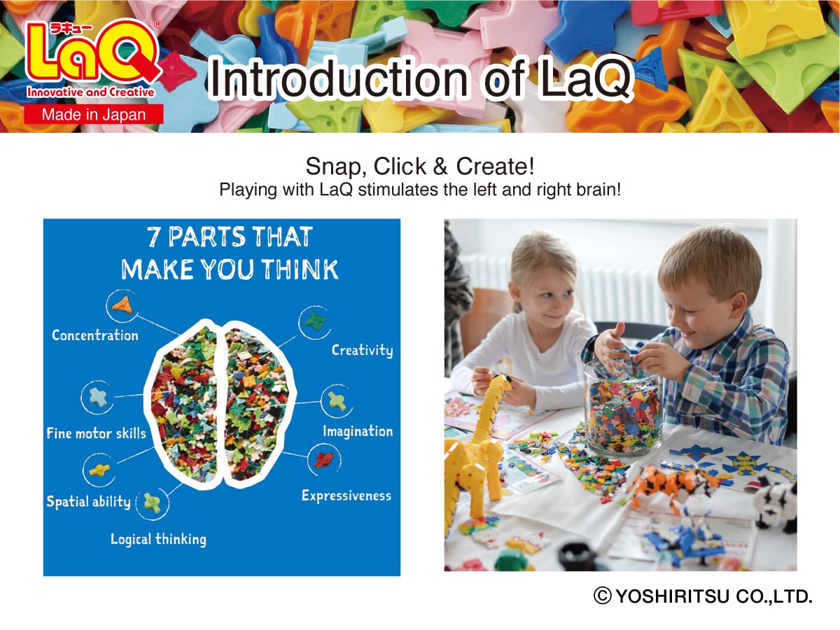 Yoshiritsu LaQ Educational Toy Block Toy Basic 400/First Set (400pcs) L007940