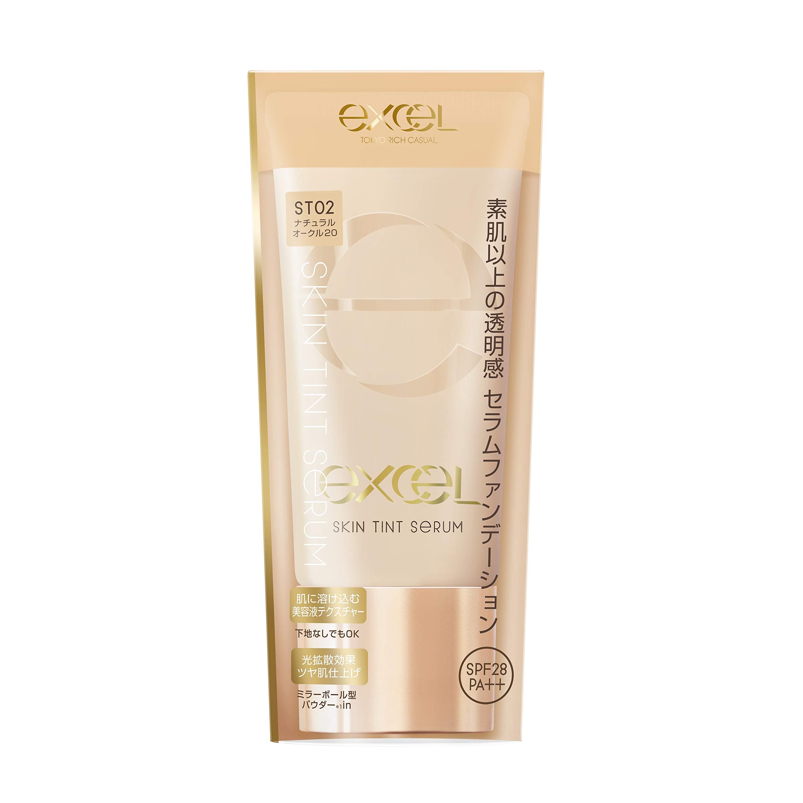 excel (Excel) Skin Tint Serum ST02 (Natural Ocher 20) Foundation Liquid Foundation