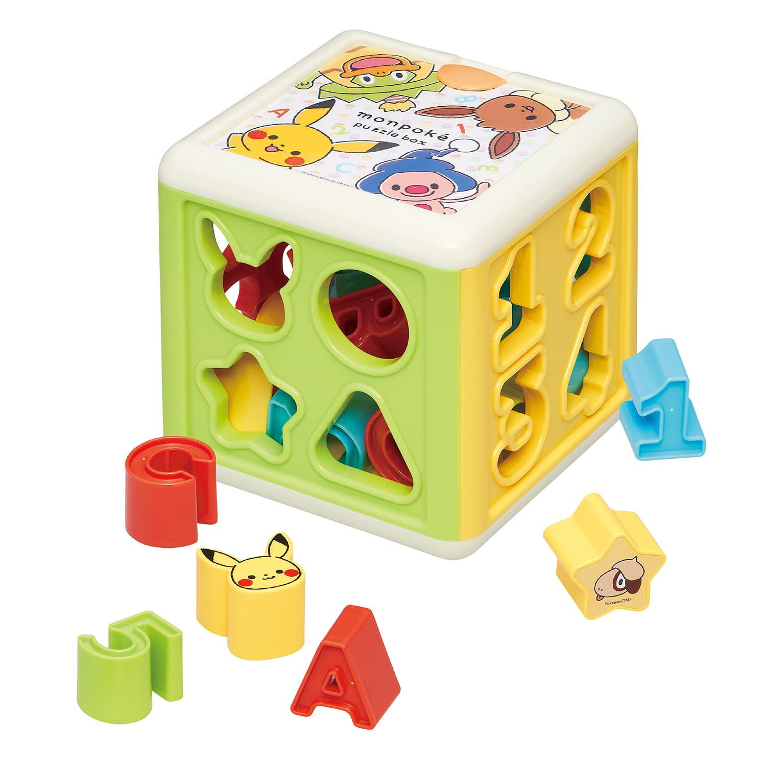 Toy Royal Monpoke Dice Puzzle (Block Play / Puzzle Play / Fingertip Play) Fun Learning Educational Toy Alphabet Educational Toy