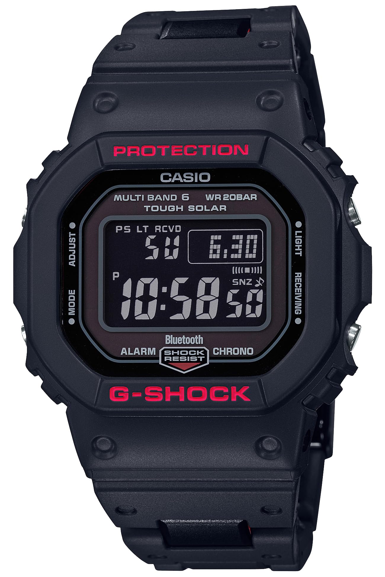 [Casio] G-Shock Watch [Domestic Genuine Product] Equipped with Bluetooth Radio Solar GW-B5600HR-1JF Men's Black