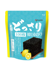 Orion Jaco, Korean seaweed, salted lemon flavor, 8 slices, 100 pieces