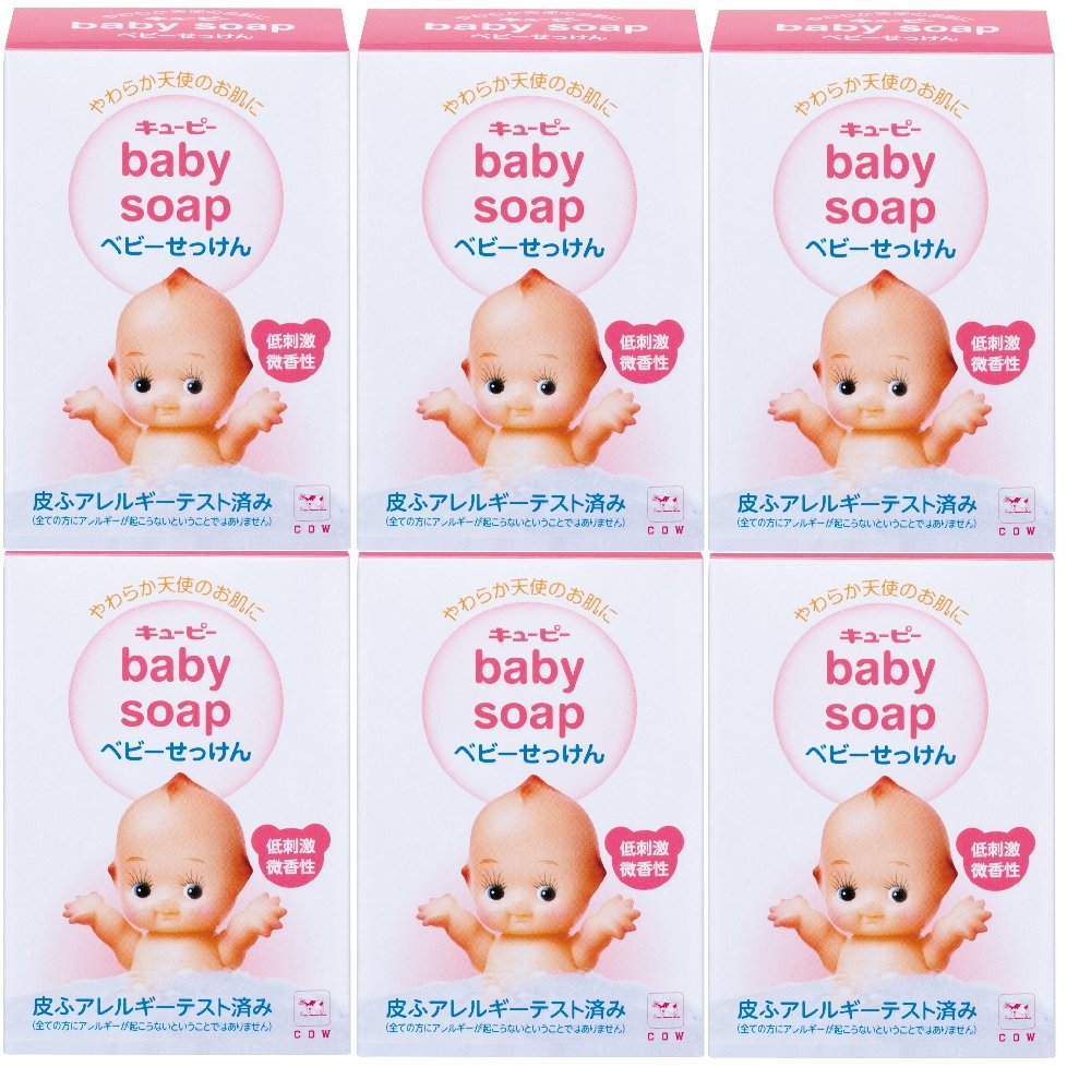 큐피 베이비 비누 6개입 (90g×6개)