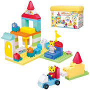 Series Khối hành động Bandai Shimajiro Hộp khối nhà của Shimajiro Dành cho trẻ từ 3 tuổi trở lên