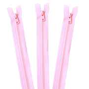 Nippon Chuko Bislon open zipper 50cm 3 pieces of the same color col.513 Pink 3VS50-513