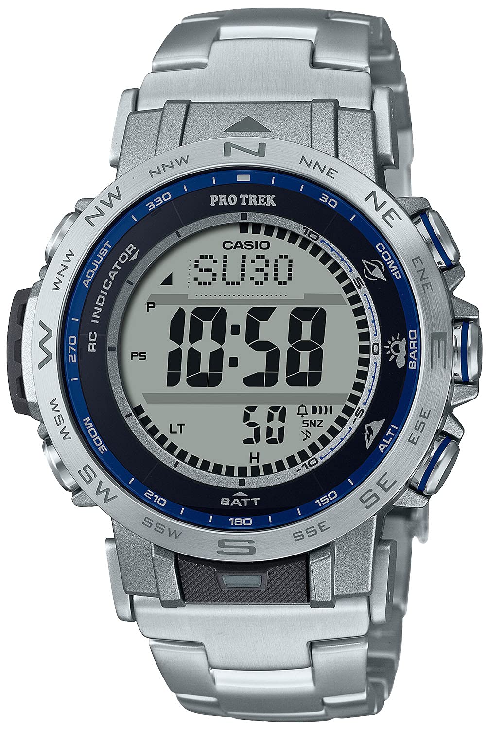 [Casio] Protrek Watch [Domestic Genuine Product] Radio Solar PRW-31YT-7JF Men's Silver